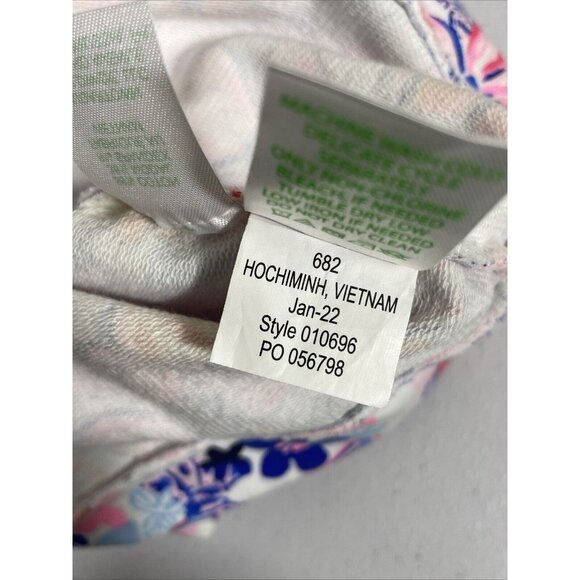 Lilly Pulitzer Corden Sweatshirt Womens Size Extra Small Floral‎ Cotton Modal - Picture 9 of 11